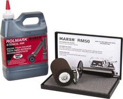 Made in USA - Stencil Brushes & Rollers Width (Inch): 3 Diameter (Inch): 2 - Eagle Tool & Supply