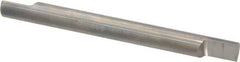 Accupro - 3/8 Inch Diameter, 4 Inch Overall Length, 1/2 Inch Split Length, Solid Carbide, Squared Split End Carbide Blank - Double End - Eagle Tool & Supply