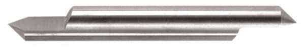 Accupro - 1/2 Inch Diameter, 4 Inch Overall Length, 5/8 Inch Split Length, Solid Carbide, Conical Point Split End Carbide Blank - Single End, 60° Point - Eagle Tool & Supply
