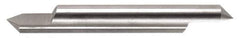 Accupro - 5/16 Inch Diameter, 2-1/2 Inch Overall Length, 1/2 Inch Split Length, Solid Carbide, Conical Point Split End Carbide Blank - Single End, 60° Point - Eagle Tool & Supply