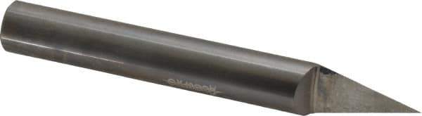 Accupro - 1/2 Inch Diameter, 4 Inch Overall Length, 5/8 Inch Split Length, Solid Carbide, Conical Point Split End Carbide Blank - Single End, 30° Point - Eagle Tool & Supply