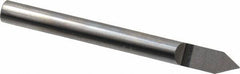 Accupro - 3/16 Inch Diameter, 2 Inch Overall Length, 3/8 Inch Split Length, Solid Carbide, Conical Point Split End Carbide Blank - Single End, 60° Point - Eagle Tool & Supply