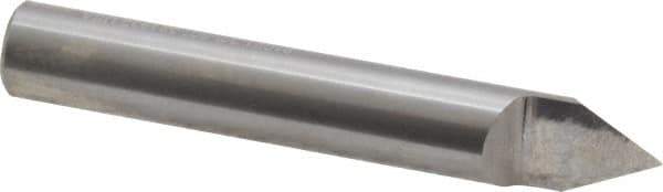 Accupro - 3/8 Inch Diameter, 2-1/2 Inch Overall Length, 1/2 Inch Split Length, Solid Carbide, Conical Point Split End Carbide Blank - Single End, 60° Point - Eagle Tool & Supply