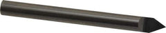 Accupro - 3/8 Inch Diameter, 4 Inch Overall Length, 1/2 Inch Split Length, Solid Carbide, Conical Point Split End Carbide Blank - Single End, 60° Point - Eagle Tool & Supply