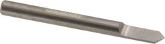 Accupro - 3/16 Inch Diameter, 2 Inch Overall Length, 3/8 Inch Split Length, Solid Carbide, Conical Point Split End Carbide Blank - Single End, 90° Point - Eagle Tool & Supply