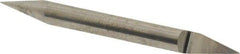 Accupro - 3/16 Inch Diameter, 2 Inch Overall Length, 3/8 Inch Split Length, Solid Carbide, Conical Point Split End Carbide Blank - Single End, 30° Point - Eagle Tool & Supply