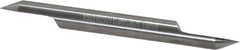 Accupro - 3/16 Inch Diameter, 2 Inch Overall Length, 3/8 Inch Split Length, Solid Carbide, Conical Point Split End Carbide Blank - Single End, 60° Point - Eagle Tool & Supply