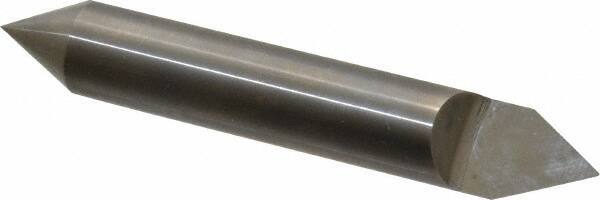 Accupro - 3/8 Inch Diameter, 2-1/2 Inch Overall Length, 1/2 Inch Split Length, Solid Carbide, Conical Point Split End Carbide Blank - Single End, 60° Point - Eagle Tool & Supply