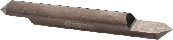 Accupro - 5/16 Inch Diameter, 2-1/2 Inch Overall Length, 1/2 Inch Split Length, Solid Carbide, Conical Point Split End Carbide Blank - Single End, 90° Point - Eagle Tool & Supply