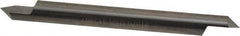 Accupro - 3/8 Inch Diameter, 4 Inch Overall Length, 1/2 Inch Split Length, Solid Carbide, Conical Point Split End Carbide Blank - Single End, 90° Point - Eagle Tool & Supply