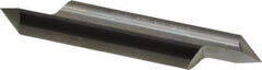 Accupro - 1/2 Inch Diameter, 3 Inch Overall Length, 5/8 Inch Split Length, Solid Carbide, Conical Point Split End Carbide Blank - Single End, 90° Point - Eagle Tool & Supply