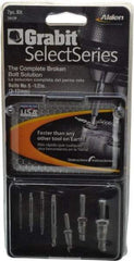 Alden - 7 Piece Screw Extractor/Drill Set - 17/64" Drive - Eagle Tool & Supply