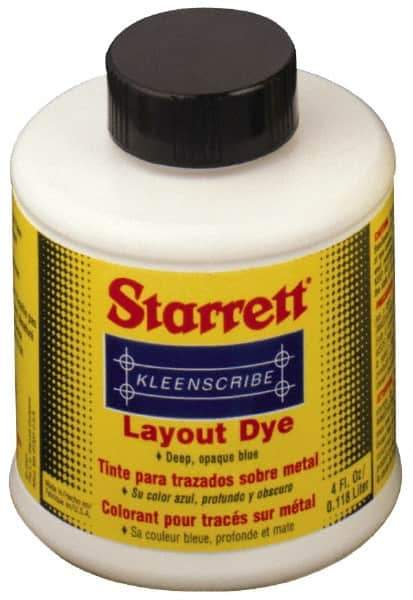 Starrett - Blue Layout Fluid - 32 Ounce Can - Eagle Tool & Supply