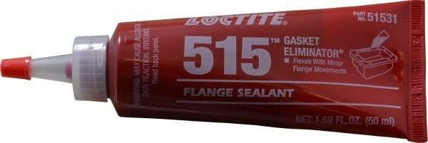 Loctite - 50 mL Tube Purple Polyurethane Joint Sealant - -65 to 300°F Operating Temp, 1 to 12 hr Full Cure Time, Series 515 - Eagle Tool & Supply