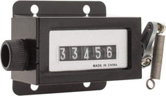 Value Collection - 5 Digit Mechanical & Digital Display Counter - Rotary Knob Reset - Eagle Tool & Supply