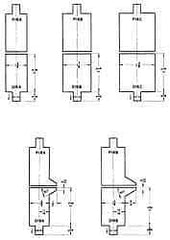 Made in USA - Press Brake Punch and Die Set - 16 Ft. Punch and Die Length - Eagle Tool & Supply