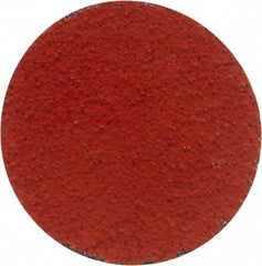 3M - 2" Disc Diam, 50 Grit, Ceramic Quick Change Disc - Type R Attaching System, Coated, Orange, Coarse Grade, 25,000 RPM, 777F Series - Eagle Tool & Supply