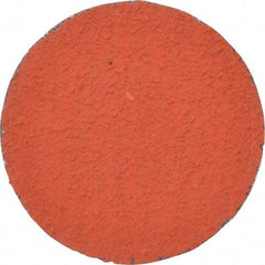 3M - 2" Disc Diam, 60 Grit, Ceramic Quick Change Disc - Type R Attaching System, Coated, Orange, Medium Grade, 25,000 RPM, 777F Series - Eagle Tool & Supply