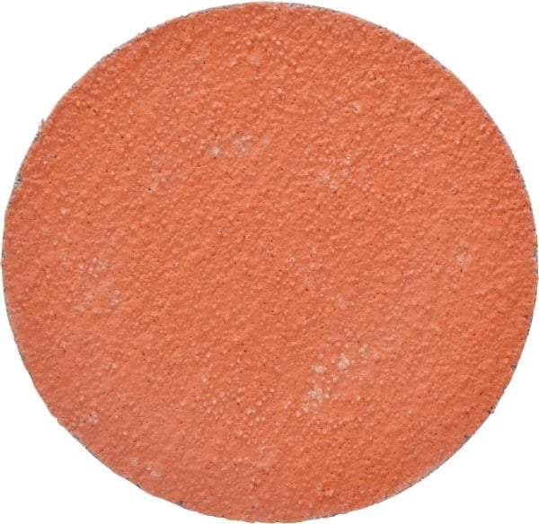 3M - 3" Disc Diam, 60 Grit, Ceramic Quick Change Disc - Type R Attaching System, Coated, Orange, Medium Grade, 20,000 RPM, 777F Series - Eagle Tool & Supply