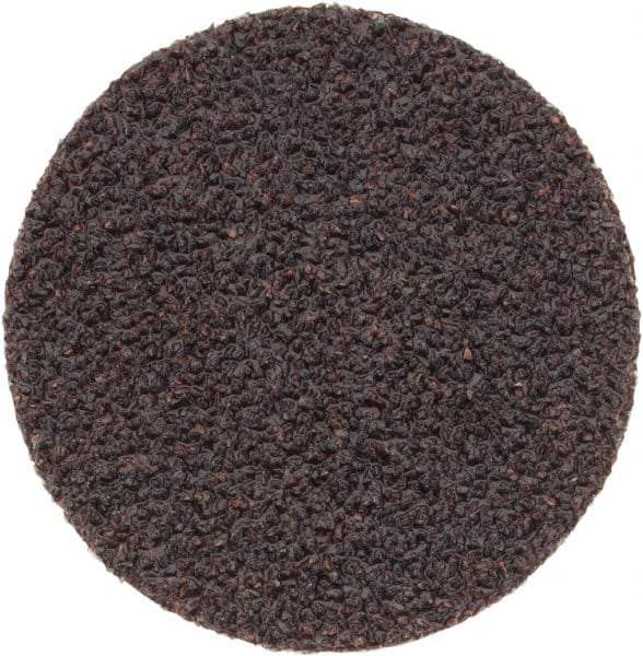 3M - 2" Disc Diam, 36 Grit, Aluminum Oxide Quick Change Disc - Type R Attaching System, Coated, Brown, Very Coarse Grade, 25,000 RPM, 361F Series - Eagle Tool & Supply