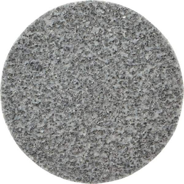 3M - 2" Disc Diam, Aluminum Oxide Quick Change Disc - Type R Attaching System, Nonwoven, Gray, Medium Grade, 22,100 RPM - Eagle Tool & Supply
