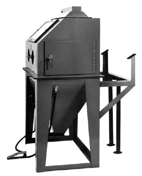 Econoline - 44" Wide x 82" High x 74" Deep Sandblasting Cabinet - Working Dimensions 40" Wide x 32" High x 40" Deep - Eagle Tool & Supply