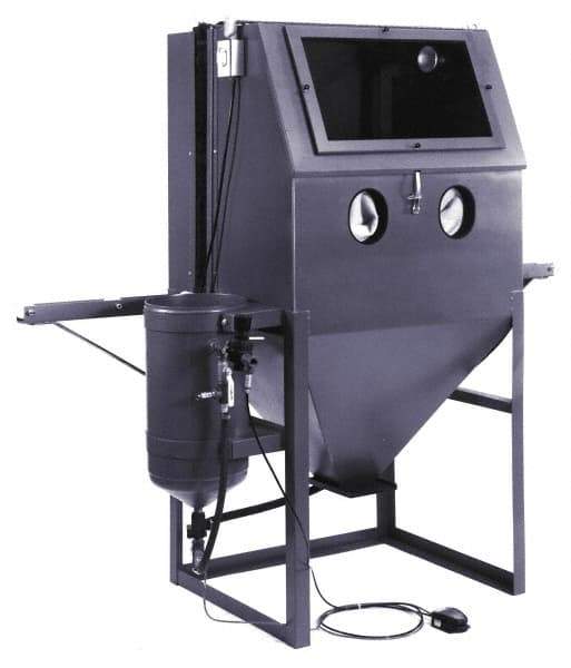 Econoline - 84" Wide x 76" High x 32" Deep Sandblasting Cabinet - Working Dimensions 36" Wide x 36" High x 30" Deep - Eagle Tool & Supply