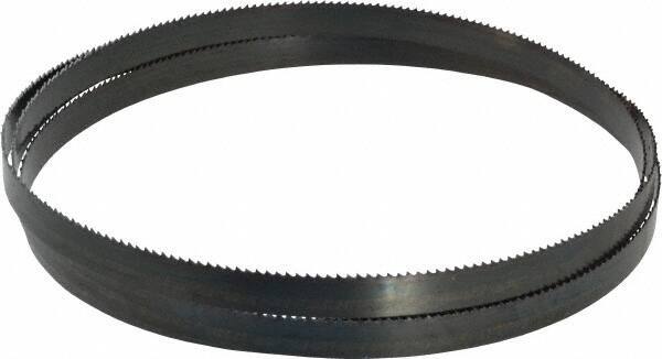 Starrett - 10 TPI, 5' 8" Long x 1/2" Wide x 0.025" Thick, Welded Band Saw Blade - Carbon Steel, Toothed Edge, Raker Tooth Set, Flexible Back, Contour Cutting - Eagle Tool & Supply
