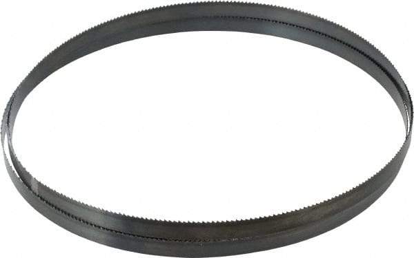 Starrett - 10 TPI, 7' 6" Long x 1/2" Wide x 0.025" Thick, Welded Band Saw Blade - Carbon Steel, Toothed Edge, Raker Tooth Set, Flexible Back, Contour Cutting - Eagle Tool & Supply