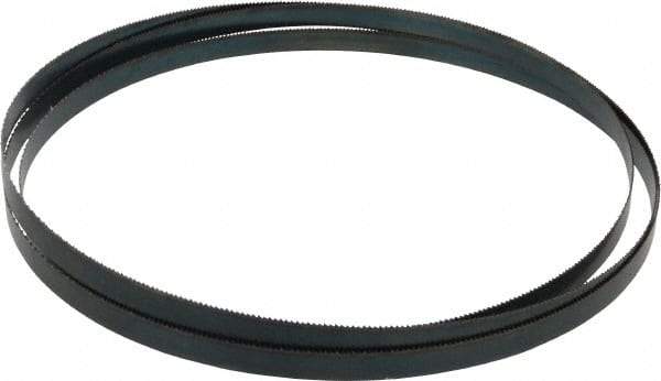 Starrett - 14 TPI, 7' 9" Long x 1/2" Wide x 0.025" Thick, Welded Band Saw Blade - Carbon Steel, Toothed Edge, Raker Tooth Set, Flexible Back, Contour Cutting - Eagle Tool & Supply