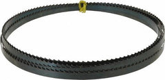 Starrett - 4 TPI, 12' 6" Long x 1/2" Wide x 0.025" Thick, Welded Band Saw Blade - Carbon Steel, Toothed Edge, Raker Tooth Set, Flexible Back, Contour Cutting - Eagle Tool & Supply