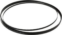 Starrett - 18/W TPI, 12' 6" Long x 1/4" Wide x 0.025" Thick, Welded Band Saw Blade - Carbon Steel, Toothed Edge, Wavy Tooth Set, Flexible Back, Contour Cutting - Eagle Tool & Supply