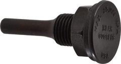 Weiler - 1/2" Arbor Hole to 1/4" Shank Diam Drive Arbor - For 3" Small Diam Wheel Brushes - Eagle Tool & Supply