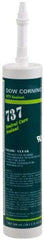 Dow Corning - 10.1 oz Cartridge Clear RTV Silicone Joint Sealant - -85 to 350°F Operating Temp, 14 min Tack Free Dry Time, 24 hr Full Cure Time, Series 737 - Eagle Tool & Supply