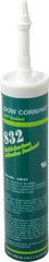 Dow Corning - 10.1 oz Cartridge Gray RTV Silicone Joint Sealant - -67 to 300°F Operating Temp, 90 min Tack Free Dry Time, Series 832 - Eagle Tool & Supply