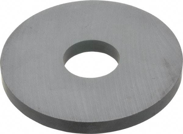 Mag-Mate - 0.875" ID x 2.875" OD Ceramic Ring Magnet - 0.25" Thick, 350°F Max Operating Temp - Eagle Tool & Supply