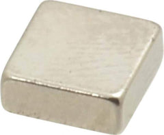 Eclipse - 2.2 Lb Max Holding Capacity Neodymium Rare Earth Block Magnet - 1/4" Long x 1/4" Wide x 0.1" High, 248°F Max Operating Temp - Eagle Tool & Supply