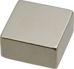 Eclipse - 43.9 Lb Max Holding Capacity Neodymium Rare Earth Block Magnet - 1" Long x 1" Wide x 1/2" High, 248°F Max Operating Temp - Eagle Tool & Supply