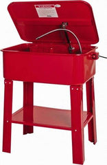 Value Collection - Free Standing Water-Based Parts Washer - 12 Gal Max Operating Capacity, Steel Tank, 115 Input Volts - Eagle Tool & Supply