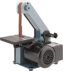 Enco - 30 Inch Long x 1 Inch Wide Belt Sanding Machine - 1/4 Hp, Single Phase - Eagle Tool & Supply