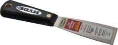 Hyde Tools - 1-1/2" Wide Stainless Steel Putty Knife - Stiff, Nylon Handle, 7-3/4" OAL - Eagle Tool & Supply