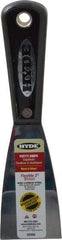 Hyde Tools - 2" Wide Steel Putty Knife - Flexible, Nylon Handle, 7-3/4" OAL - Eagle Tool & Supply