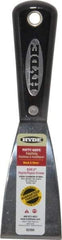 Hyde Tools - 2" Wide Steel Putty Knife - Stiff, Nylon Handle, 7-3/4" OAL - Eagle Tool & Supply