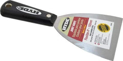 Hyde Tools - 4" Wide Carbon Steel Taping Knife - Flexible, Nylon Handle, 8" OAL - Eagle Tool & Supply