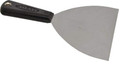 Hyde Tools - 6" Wide Carbon Steel Taping Knife - Flexible, Nylon Handle, 8-1/4" OAL - Eagle Tool & Supply