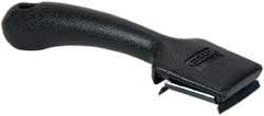 Hyde Tools - Carbon Steel 4-Edge Scraper - 1-1/2" Blade Width, 7-1/2" Long Plastic Handle - Eagle Tool & Supply