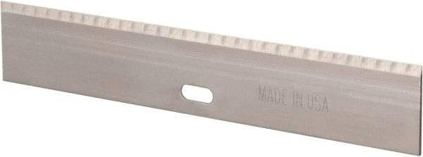 Hyde Tools - Carbon Steel 1-Edge Scraper Replacement Blade - 5-7/8" Blade Length x 3-1/4" Blade Width, For 33100 - Eagle Tool & Supply
