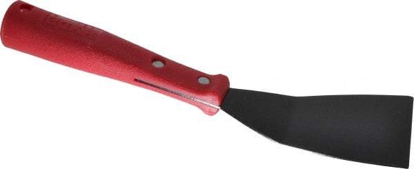 Hyde Tools - Stiff Carbon Steel Bent Chisel - 3" Blade Width, Plastic Handle - Eagle Tool & Supply