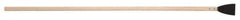Hyde Tools - Stiff Carbon Steel Bent Scraper - 3" Blade Width, 55" Long Hardwood Handle - Eagle Tool & Supply
