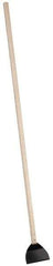 Hyde Tools - Stiff Carbon Steel Bent Scraper - 6" Blade Width, 55" Long Hardwood Handle - Eagle Tool & Supply
